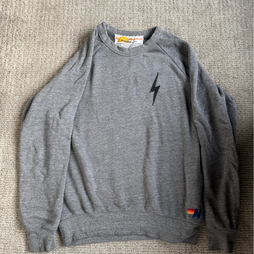 Aviator Nation Gray Sweatshirt